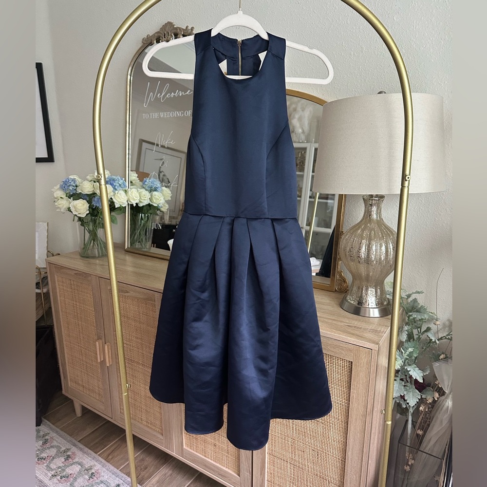 NWT Anthropologie ERIN by Erin Fetherston Midnight Blue Women’s Cocktail Dress